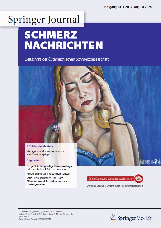 Cover SCHMERZ NACHRICHTEN 3/24